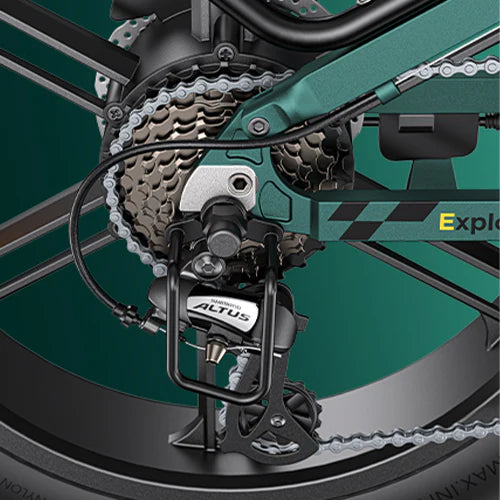 Engine Pro 2.0 - 75Nm High Torque Folding Electric Bike with Full Suspensions