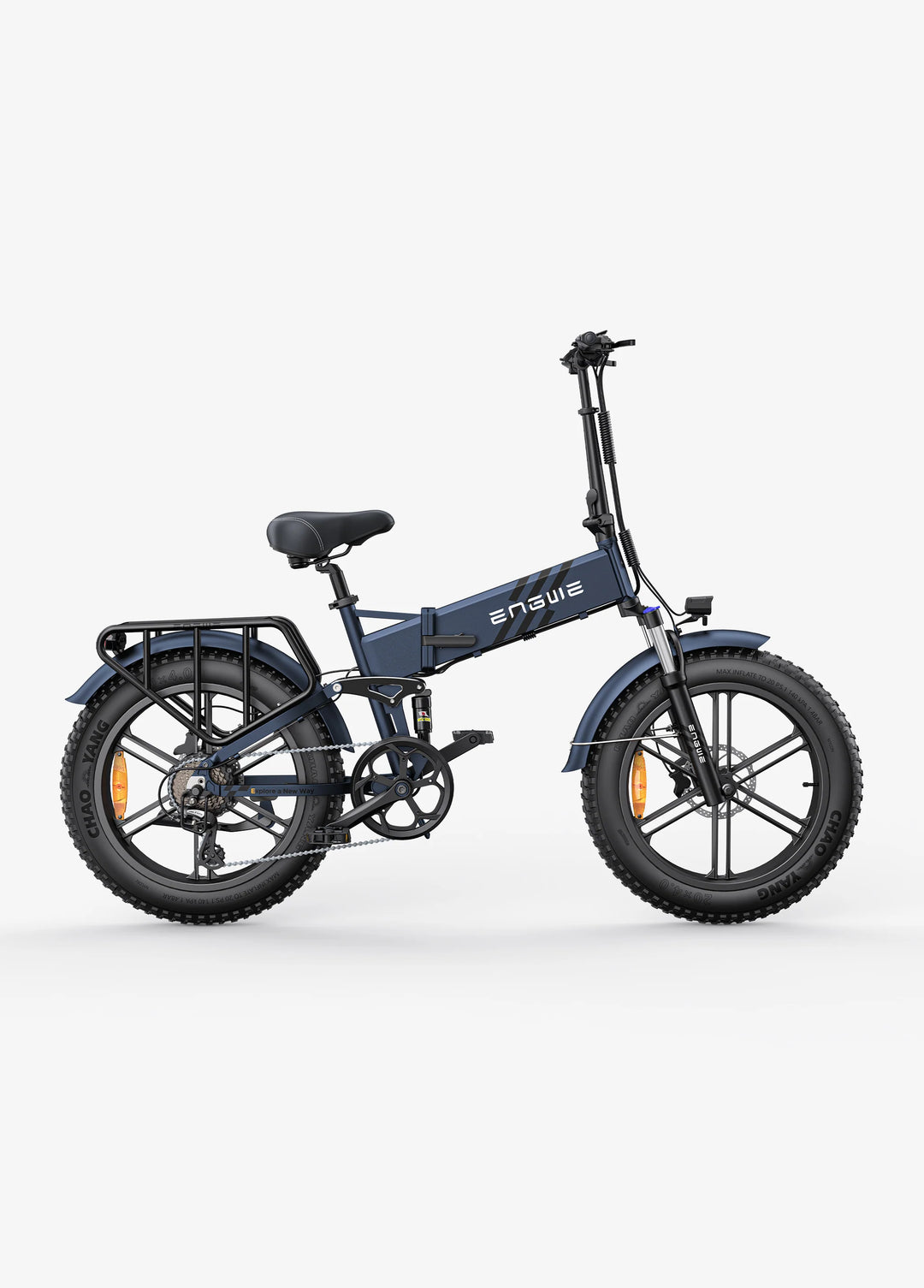 Engine Pro 2.0 - 75Nm High Torque Folding Electric Bike with Full Suspensions