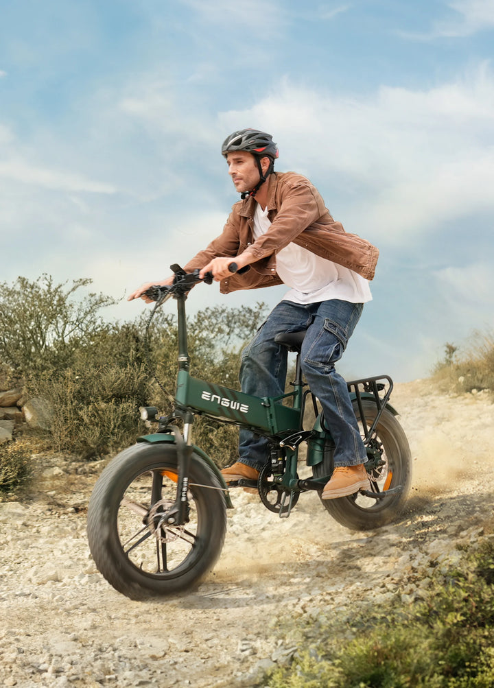 Engine Pro 2.0 - 75Nm High Torque Folding Electric Bike with Full Suspensions
