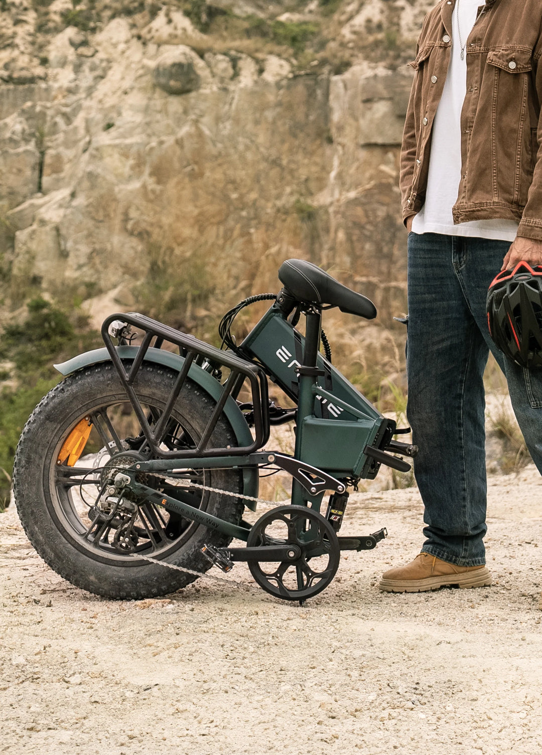 Engine Pro 2.0 - 75Nm High Torque Folding Electric Bike with Full Suspensions